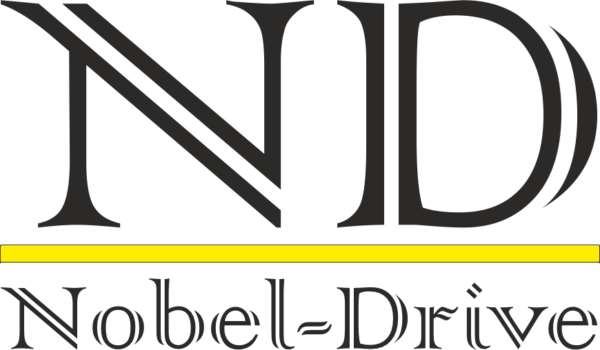 Nobel-Drive Fleet Management Logo – digitale Fuhrparkverwaltung für Limousinen, Vans und Busse